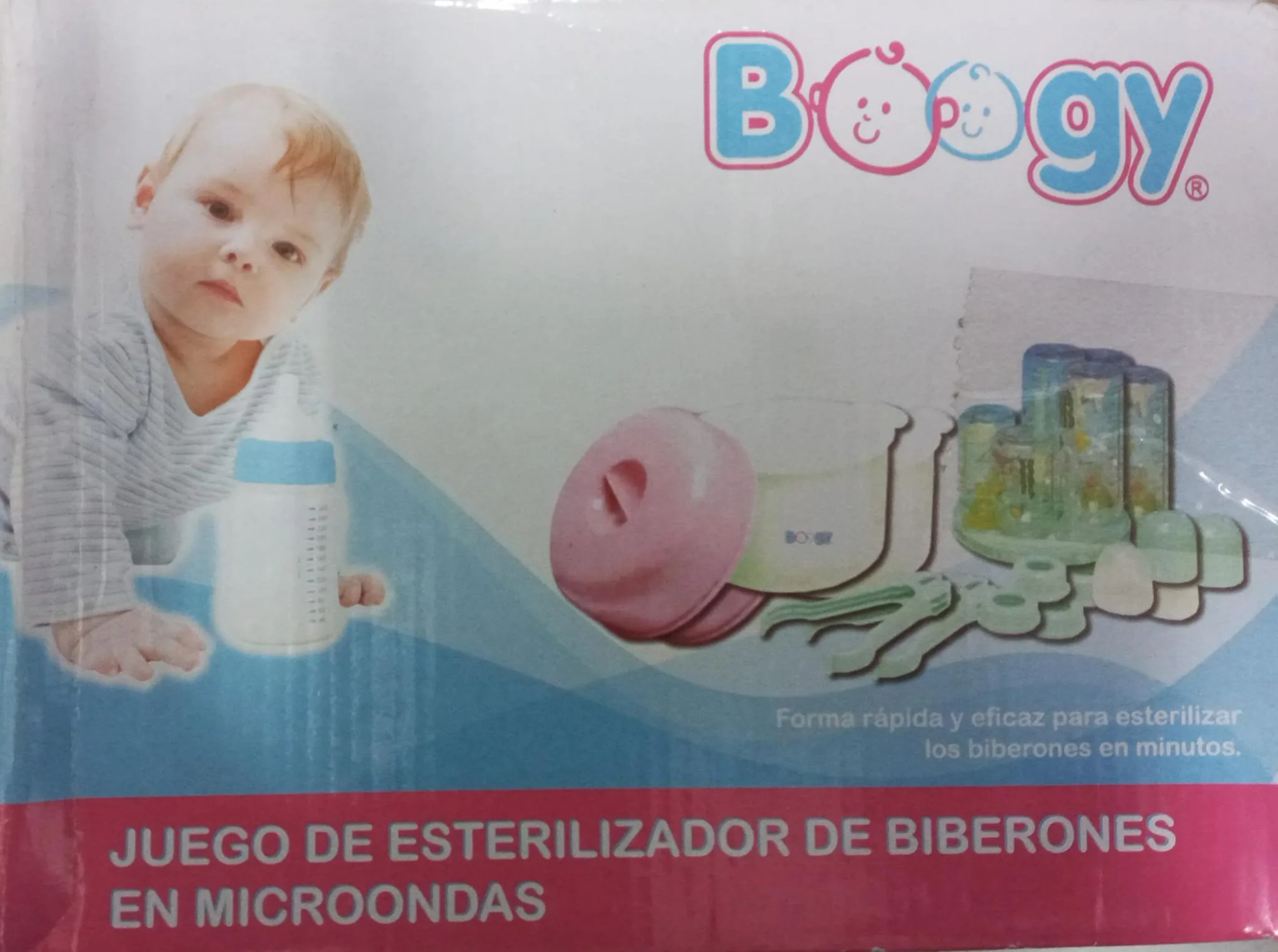 Juego de Esterializador de biberones en microondas