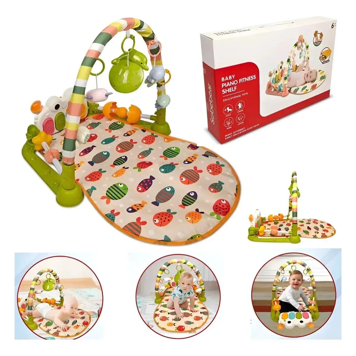 Gimnasio Bebe Alfombra Piano